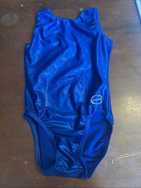 Girls' Shimmer Ozone Gymnastics leotard AXS - Royal Blue